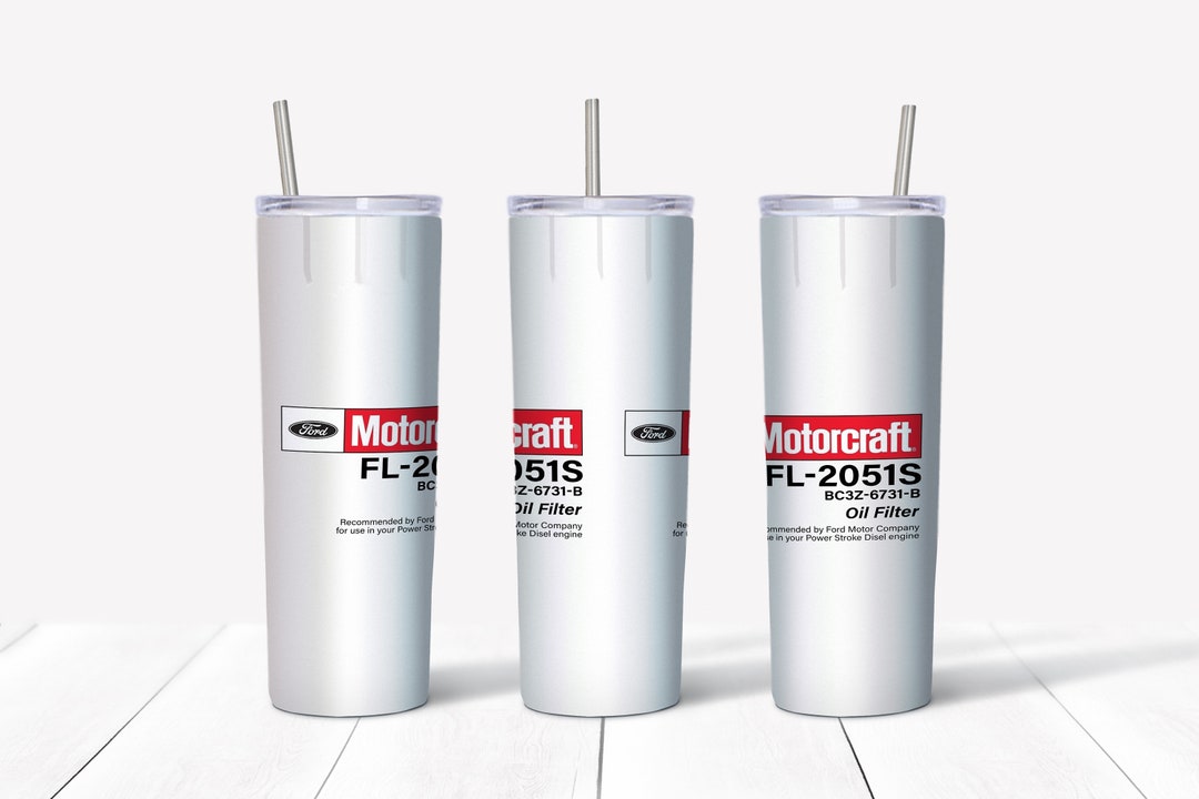 Ford Motorcraft Oil Filter 20oz Skinny Tumbler - Etsy