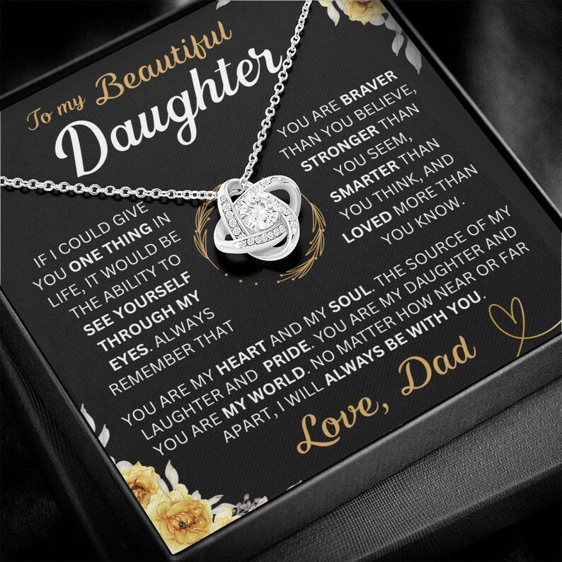 "My Little Star" Book Necklace For Daughter - Customizable Stainless Steel Pendant With Engraved Pages