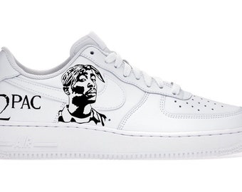 Tupac Custom Shoes | Etsy UK