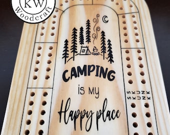 Camping Cribbage Board Build Plans No cnc needed!! Lightburn Laser File Included, Complete Step By Step Instructions, SVG, LBRN, PDF