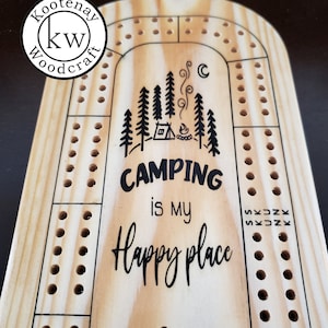 Camping Cribbage Board Build Plans No cnc needed!! Lightburn Laser File Included, Complete Step By Step Instructions, SVG, LBRN, PDF