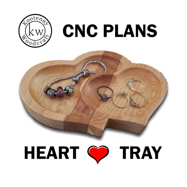 Heart Shaped Jewelry Tray / Catch All Tray. Valentines Day Gift CNC SVG