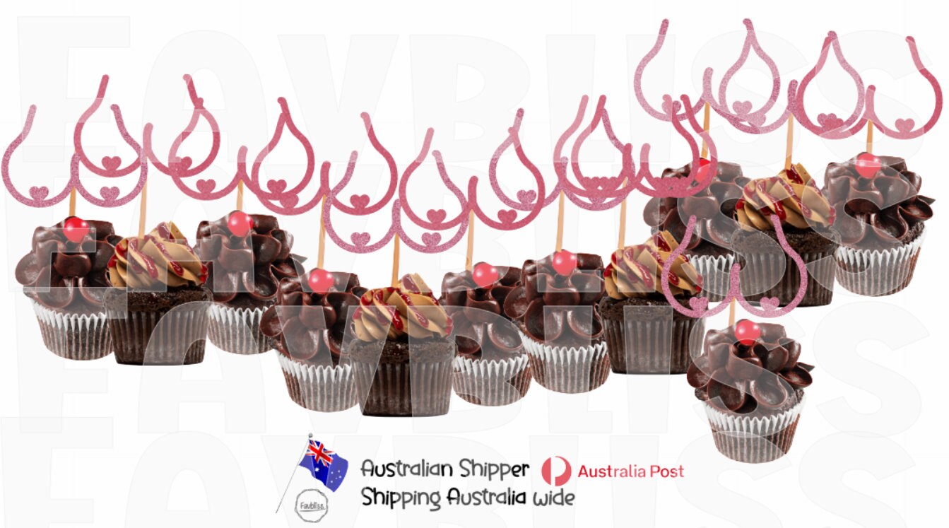 Cupcake Toppers Bachelorette Cupcake Toppers Bachelorette Etsy