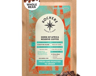 Horn of Africa Reserve Signature Espresso Blend - Medium-Dark Roast - Fresh Roasted to Order From Kochere Coffee