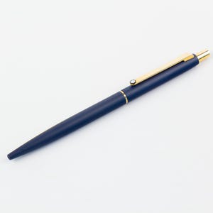 Montblanc Kugelschreiber Slim Line Blau Gold Vintage 1980er Germany