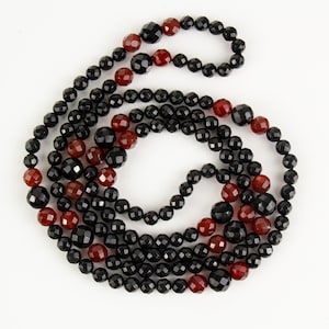 Collier Faceted Onyx Agate Gemstone