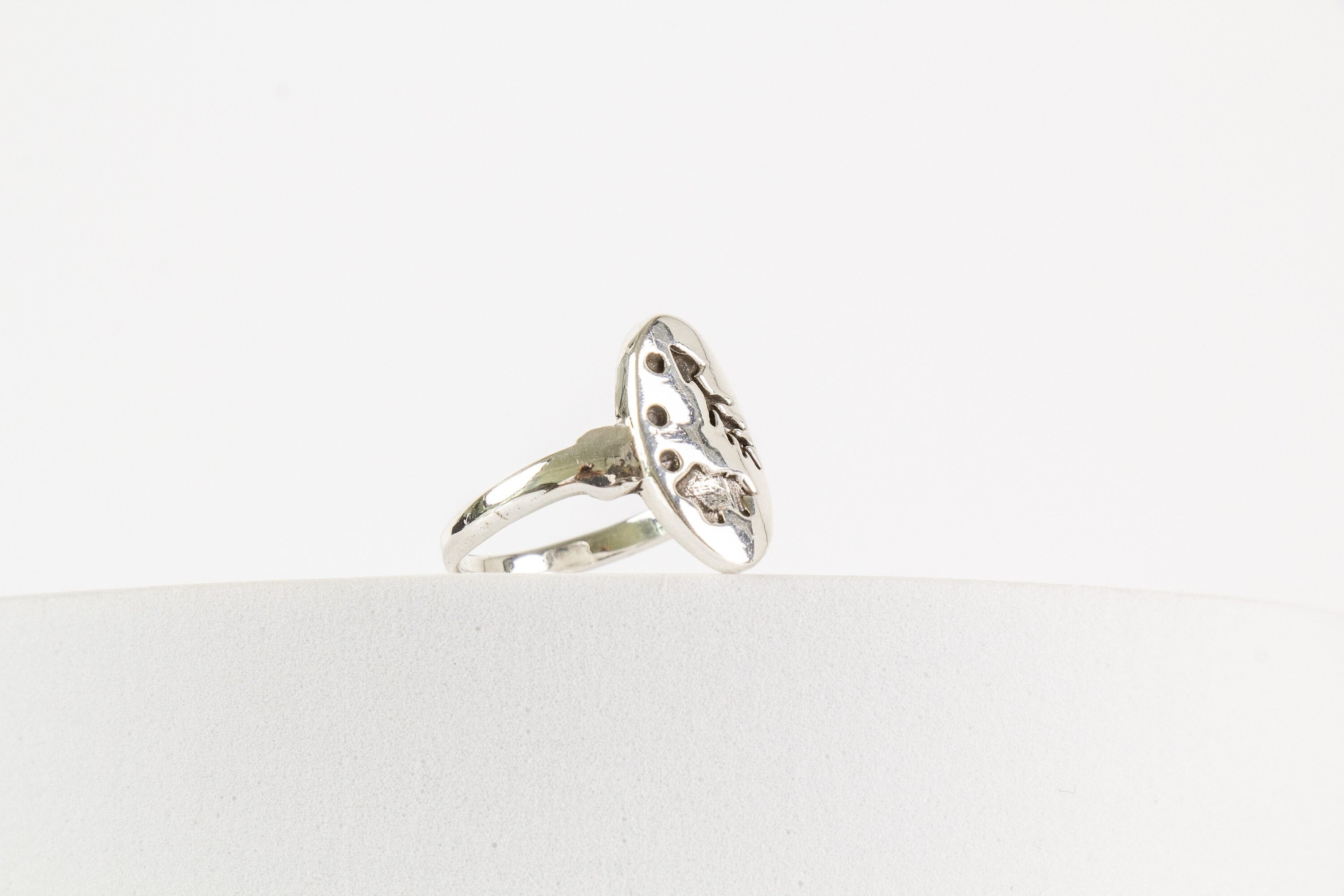 Ring Indian Sterling Silver Bear Arrow - Etsy