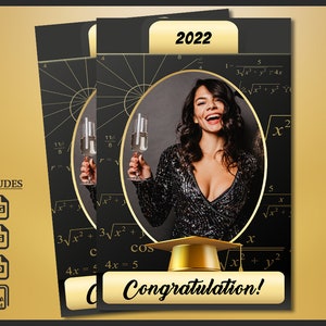 Sjabloon Photo Booth afstuderen 4 x 6 | Bewerkbare klasse van 2025 Strip PSD | Overlay senior avond en schoolbal | Afdrukbaar grad-lijstontwerp | png