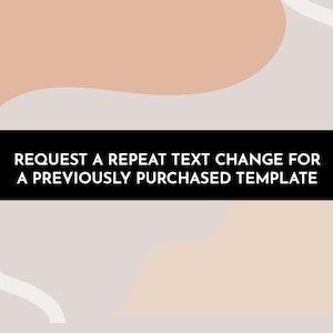Beantragen Sie eine wiederholte Textänderung für eine zuvor erworbene Vorlage