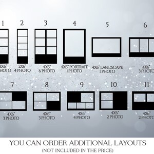Birthday Photo Booth Template 4x6 | Black & White Light Bulb Photobooth ...