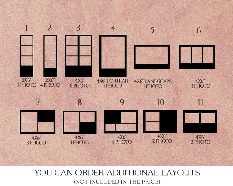 Wedding Photo Booth Template, Photobooth Boho Floral Frame, Bridal