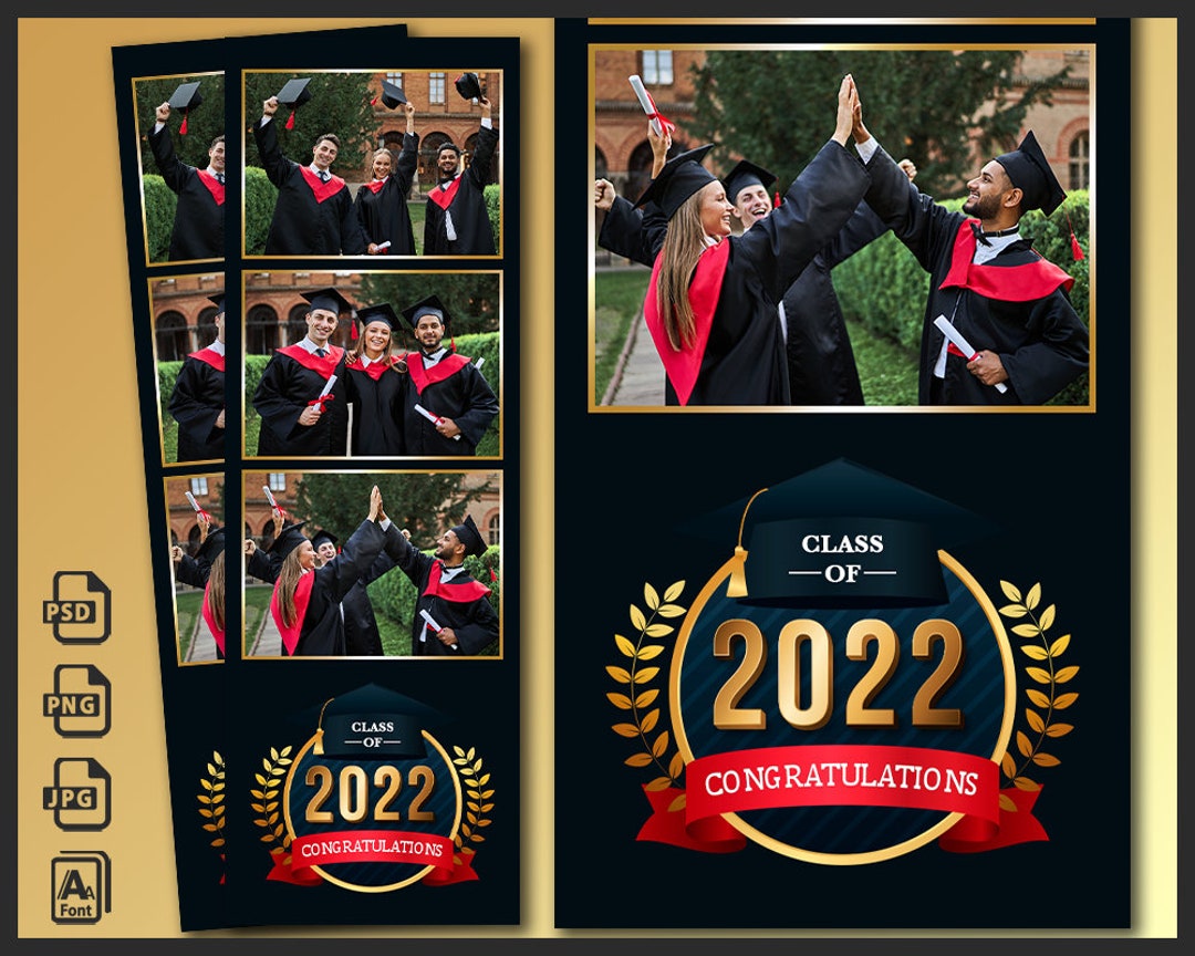 Graduation Photo Booth Template, Photobooth University, School Party Graduation Photo Booth Template, Photobooth University, School Party