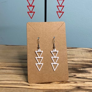 Triangle Geometric Earrings