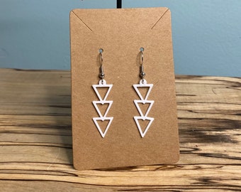 Triangle Geometric Earrings