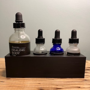 Glass bottle holder (1 oz and 4 oz bottles)