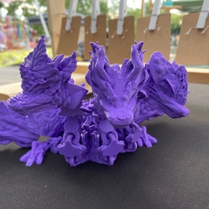 Tri-forest 3 headed articulated dragon
