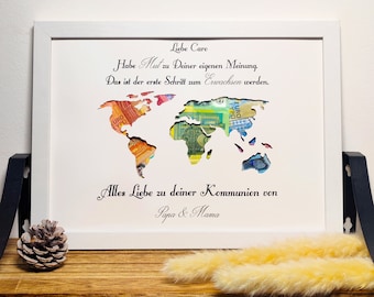 Personalized gifts for communion, cash gift, communion gift, first communion gift, personalized gift, communion confirmation, baptism