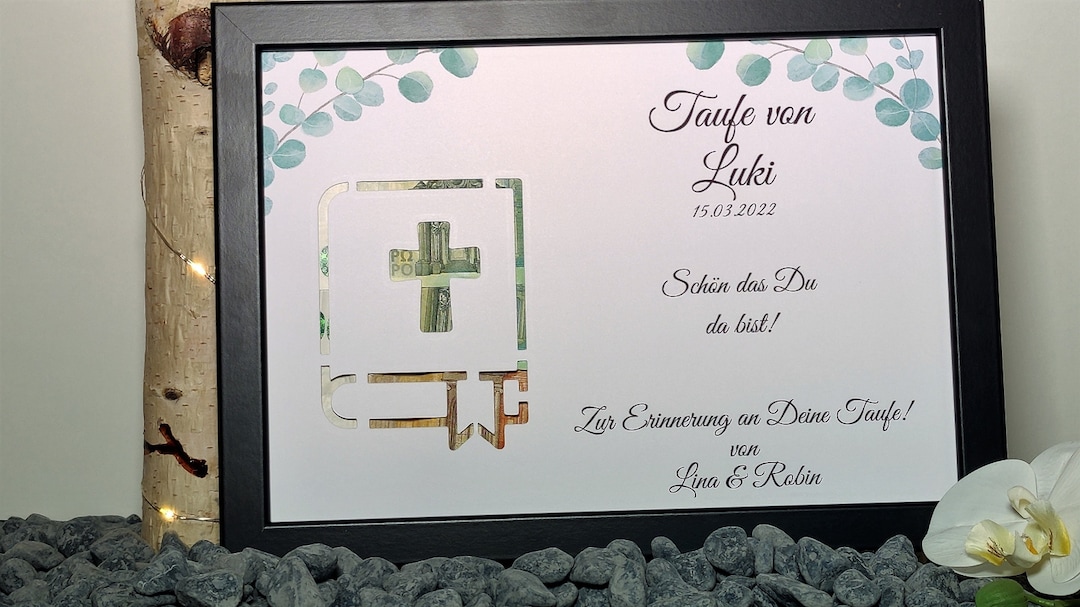 Baptism Gift Money Money Gift Baptism Confirmation Baptism Gift for