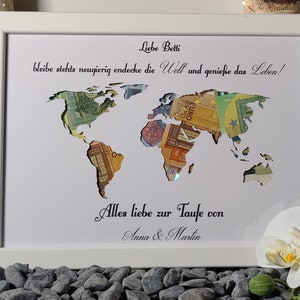 Presente de batismo presente personalizado em dinheiro ideia de presente de batismo para menino e menina com moldura de nome lembrança de batismo faça você mesmo presente individual