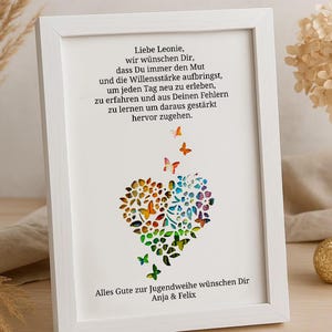 Regalo di consacrazione dei giovani regalo personalizzato in contanti regalo di consacrazione dei giovani ragazza ragazzo souvenir regalo con nome cornice per foto idea regalo fai da te
