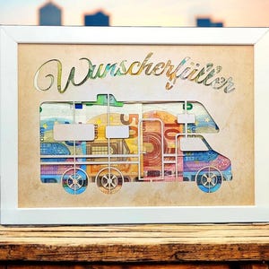 Wish Fulfiller Cash Gift Motorhome Camper Gift Idea Travel Wish Fulfiller Caravan Gift