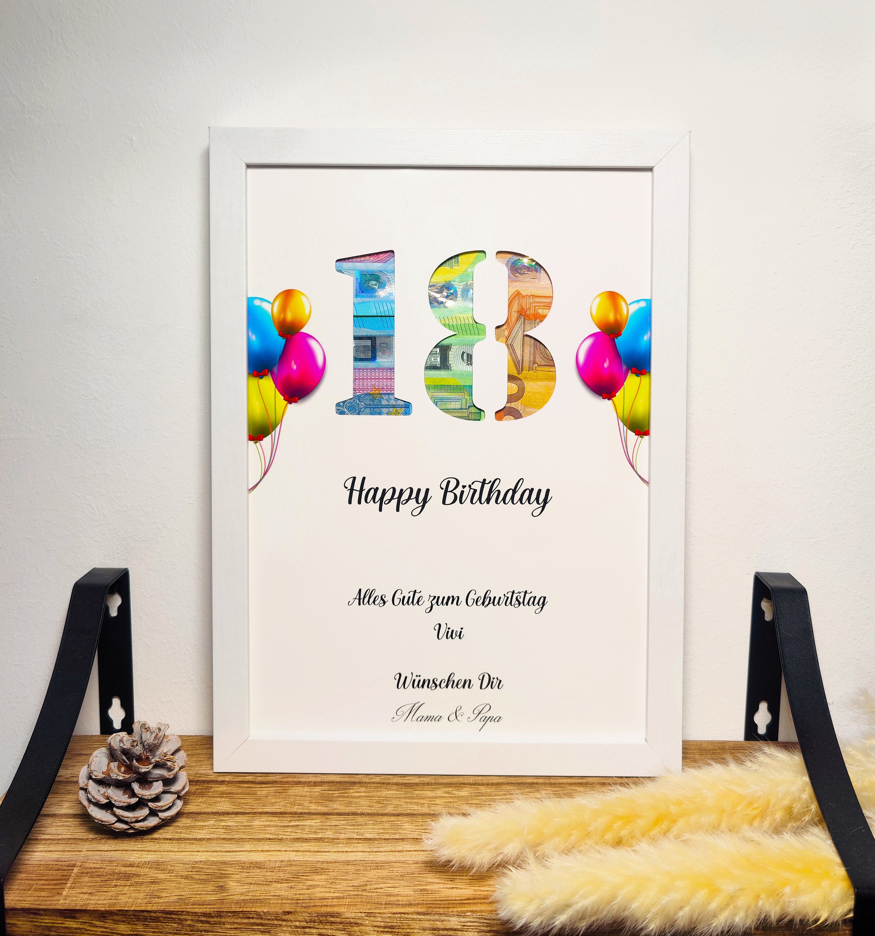 18th Birthday Money Gift Money Gift Coming of Age Personalized Birthday  Gift With Name -  Finland
