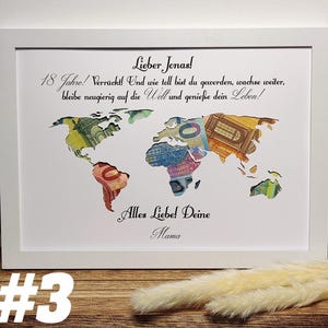 18e verjaardag cadeau gepersonaliseerd geld cadeau coming of age meisje jongen souvenir cadeau met naam fotolijst DIY cadeau idee