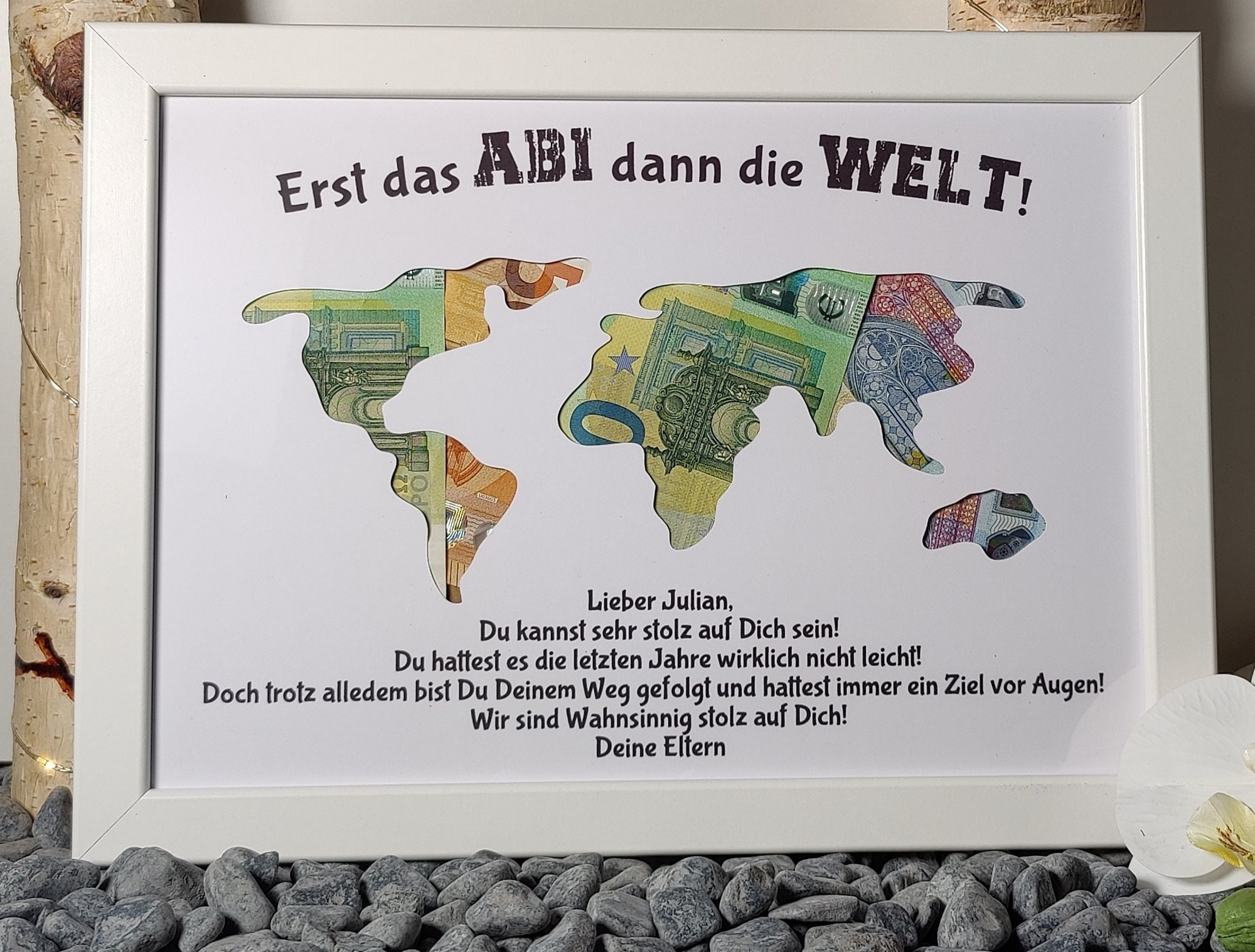 Abitur Geldgeschenk Individuelles Geschenk zum Etsy