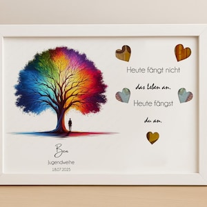 Regalo di consacrazione dei giovani regalo personalizzato in contanti regalo di consacrazione dei giovani ragazza ragazzo souvenir regalo con nome cornice per foto idea regalo fai da te