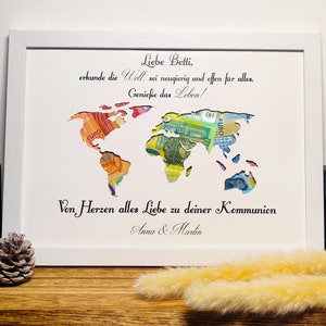 Regali personalizzati per la comunione, regalo in contanti, regalo per la comunione, regalo per la prima comunione, regalo personalizzato, comunione, cresima, battesimo