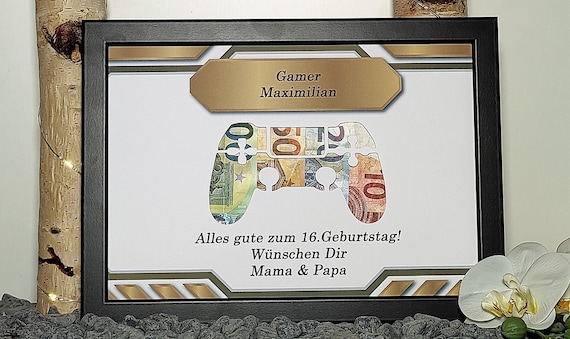 Apt drie federatie Verjaardagsgeld cadeau Geldgeschenk gamer gamer cadeau - Etsy Nederland