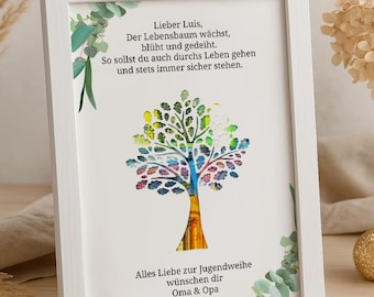 Regalo de consagración juvenil, regalo en efectivo personalizado, regalo de recuerdo para niña y niño, regalo de consagración juvenil con marco de fotos con nombre, idea de regalo DIY