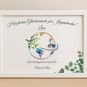 Regalo di consacrazione dei giovani regalo personalizzato in contanti regalo di consacrazione dei giovani ragazza ragazzo souvenir regalo con nome cornice per foto idea regalo fai da te