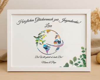 Regalo de consagración juvenil, regalo en efectivo personalizado, regalo de recuerdo para niña y niño, regalo de consagración juvenil con marco de fotos con nombre, idea de regalo DIY