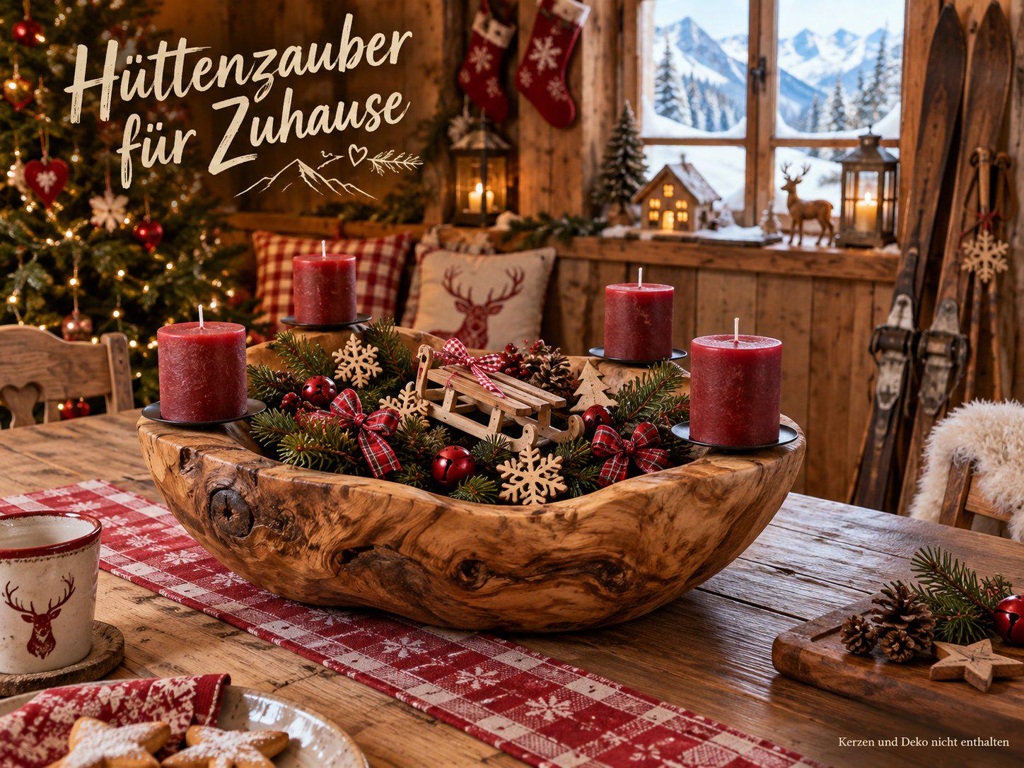 Adventskranz frisch