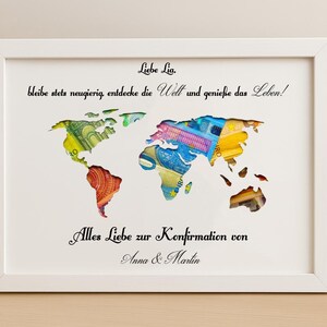 Regalo di denaro personalizzato Regalo di cresima per ragazzo e ragazza regalo personalizzato pesce cresima