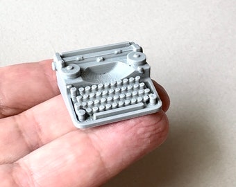 Miniature Manuel Typewriter, Old Fashioned Typewriter, 1:12 Scale