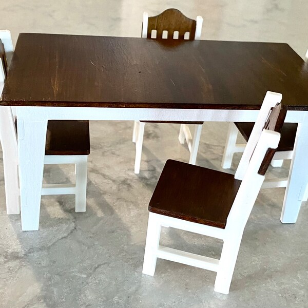 Farmhouse Table and Chairs Etsy
