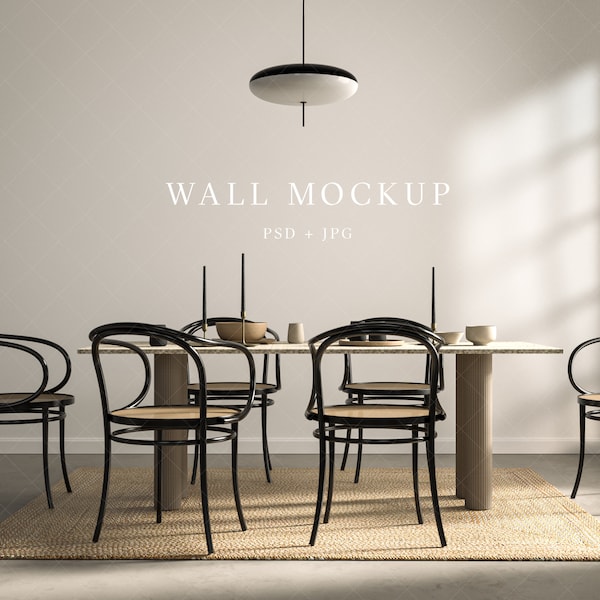 Wall mockup | Wallpaper | Interior | PSD | JPG | Realistic interior mock up | Modern home | Transparent wall | insert your frame or painting