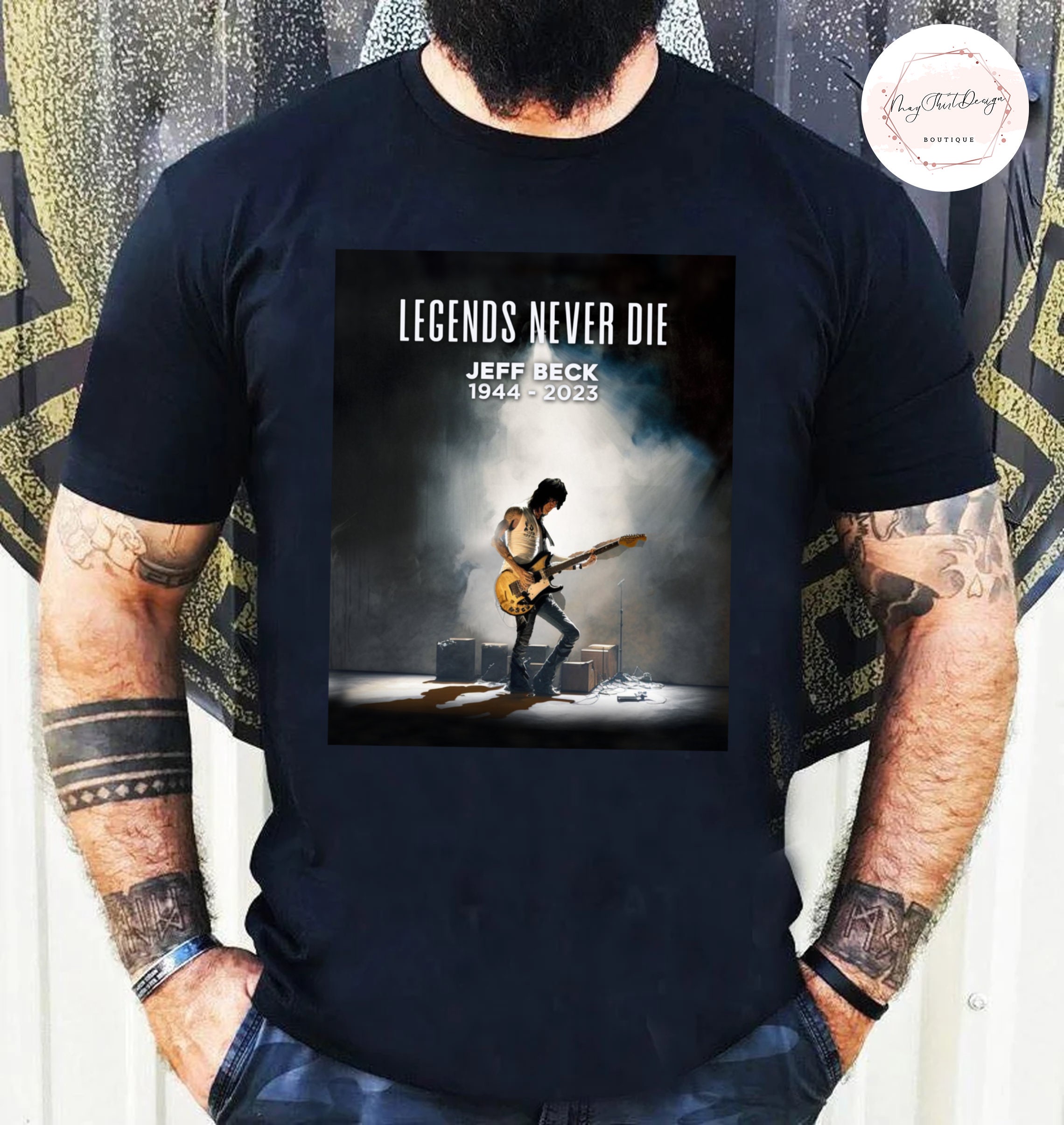 R.I.P Jeff Beck ( 1944-2023 ) Memories T-Shirt, Jeff Beck RIP Guitar Legend Shirt