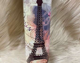 Beautiful Paris 20oz insulated tumbler