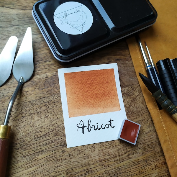 Ocre abricot a base de pigments fabriqués en France
