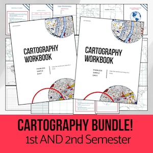 Ein druckbarer digitaler Download für klassische Homeschool-Studenten, die in der Mittelschule Geographie zeichnen lernen
