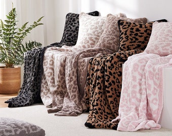 Leopard Print Animal Throw Blanket for Couch Lightweight Soft Fall Flannel Blanket for Bed Sofa Farmhouse 60x50 yikava Fleece Blanket Leopard Print Animal Throw Blanket for Couch Lightweight Soft Fall Flannel Blanket for Bed Sofa Farmhouse 60x50 yikava Fleece Blanket