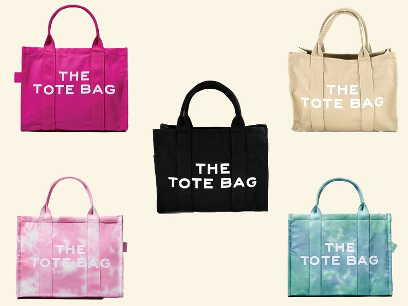 The Tote Bag * Canvas Tote Bag * Tie-dye Canvas Handbag * Everyday Tote Handbag * Day Bag * School Bag * Gift for Her 