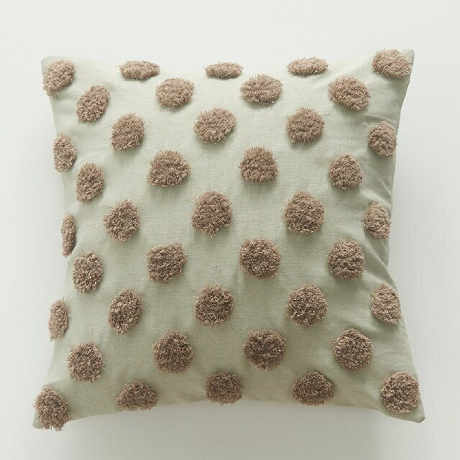 Polka Dot Tufted Pillow Cover Textured Decorative Throw Etsy