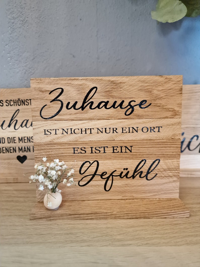 Holzschilder mit Sprüchen für Zuhause, Deko . Etsy.de