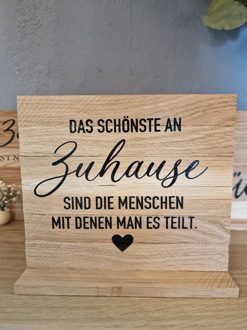Holzschilder mit Sprüchen für Zuhause, Deko . Etsy.de