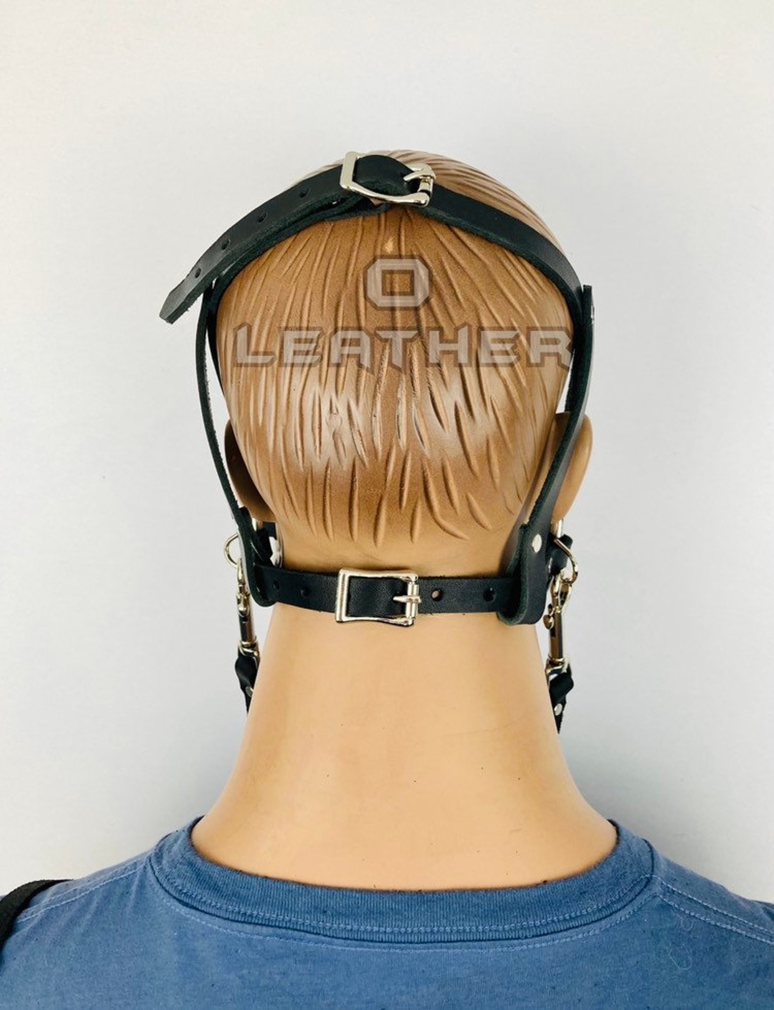 Leather Pony Play Bridle Gag Gift Genuine Premium Cowhide Leather