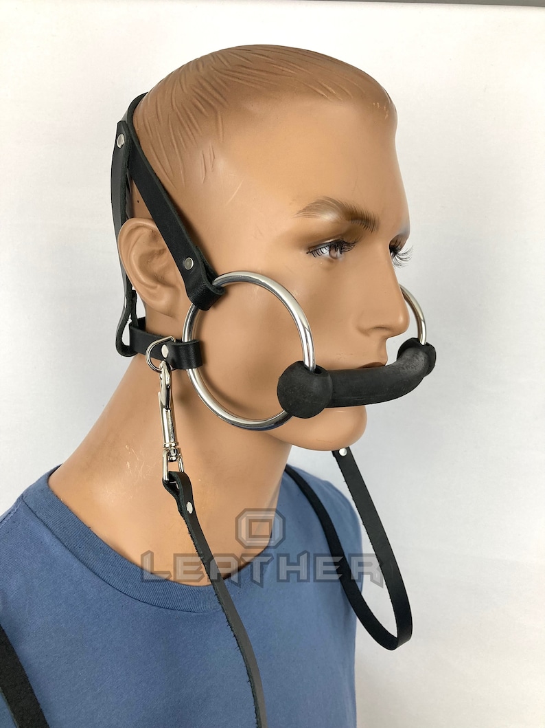 Leather Pony Play Bridle Gag Gift Genuine Premium Cowhide Leather